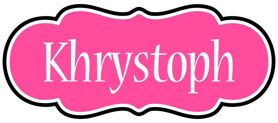 Khrystoph invitation logo