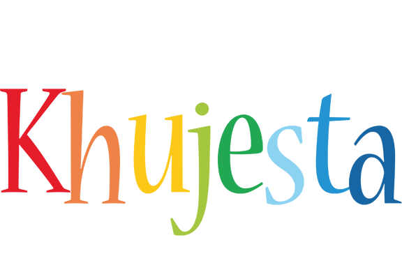 Khujesta birthday logo