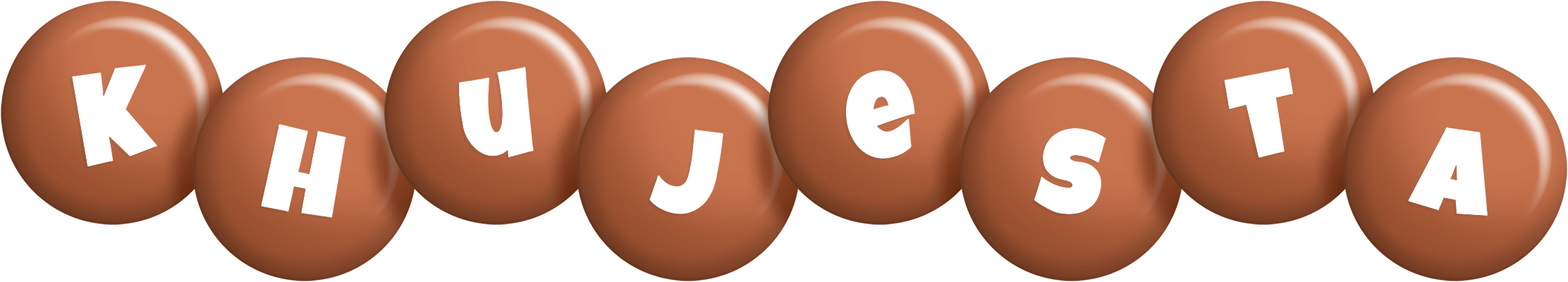 Khujesta candy-brown logo