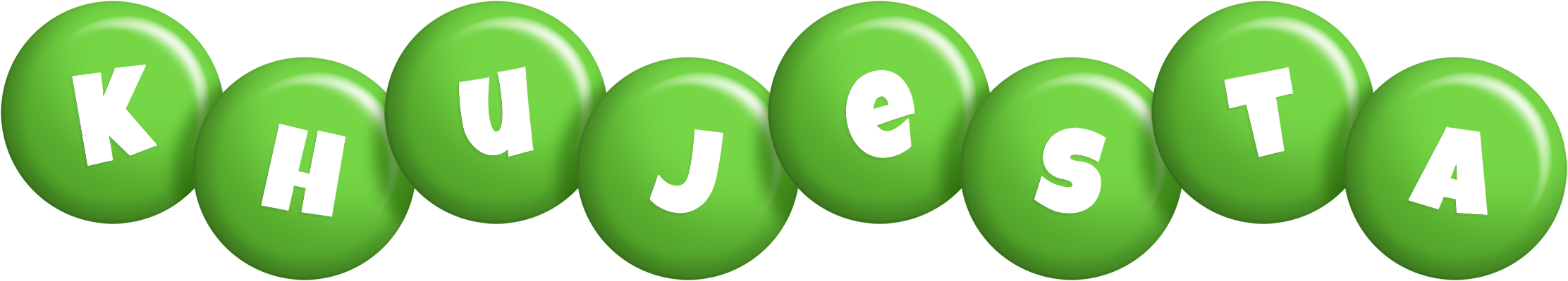 Khujesta candy-green logo