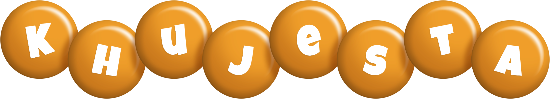 Khujesta candy-orange logo