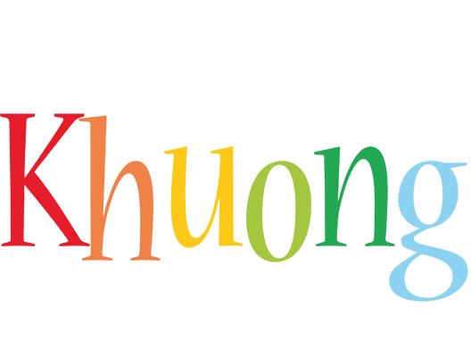 Khuong birthday logo