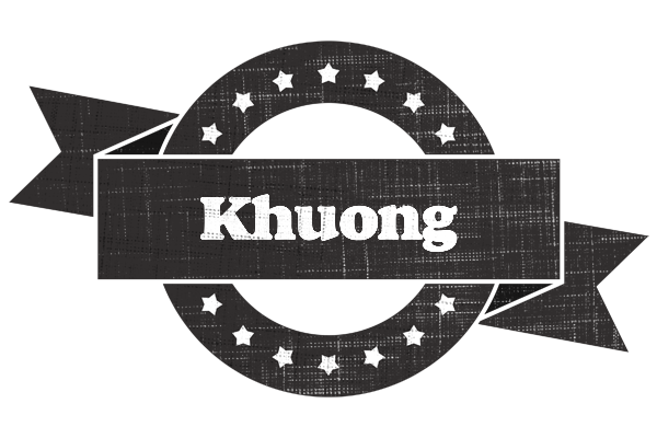 Khuong grunge logo