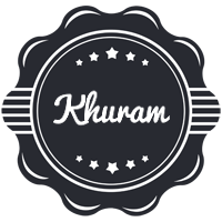 Khuram badge logo