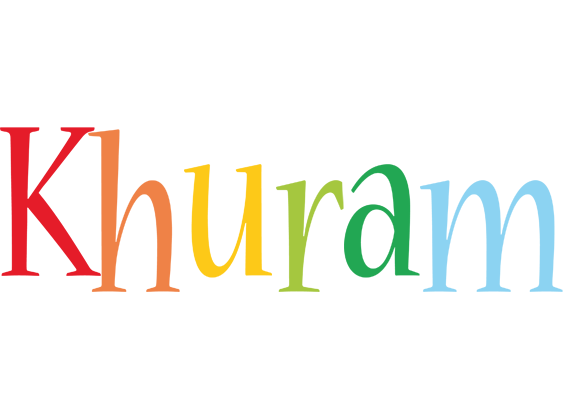 Khuram birthday logo