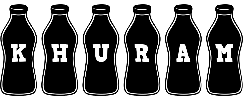 Khuram bottle logo