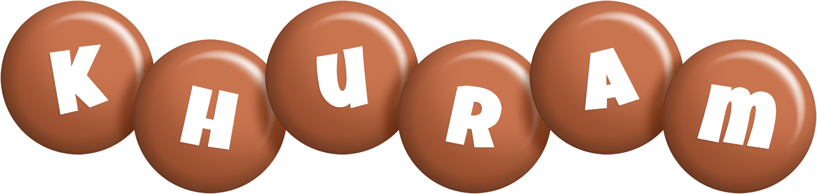 Khuram candy-brown logo