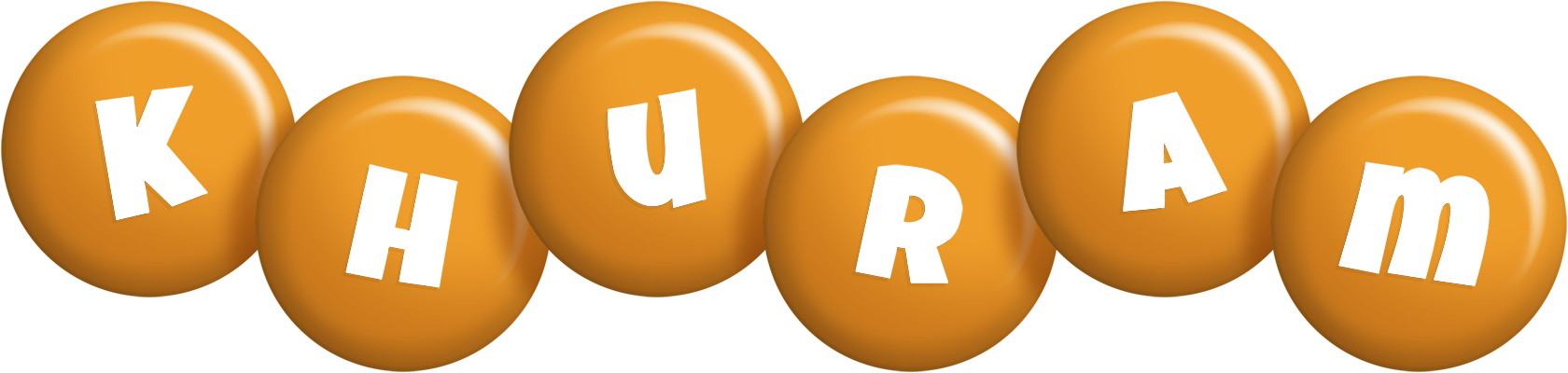 Khuram candy-orange logo