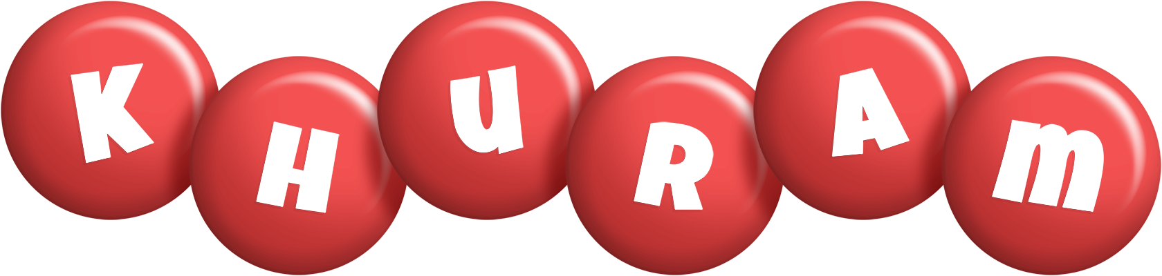 Khuram candy-red logo