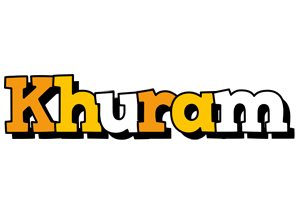 Khuram cartoon logo