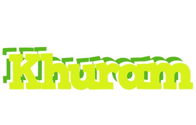 Khuram citrus logo