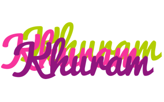 Khuram flowers logo