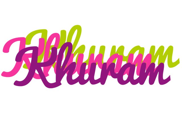 Khuram flowers logo
