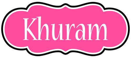 Khuram invitation logo