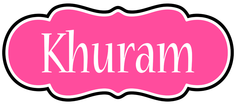 Khuram invitation logo