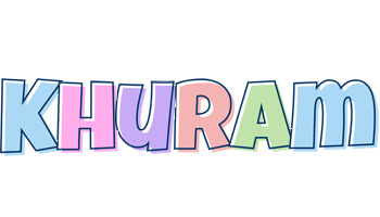 Khuram pastel logo