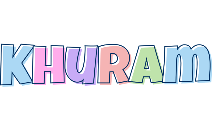 Khuram pastel logo
