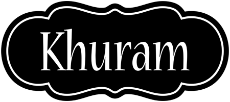 Khuram welcome logo