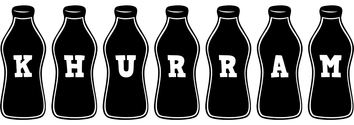 Khurram bottle logo