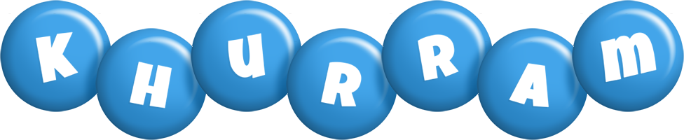 Khurram candy-blue logo