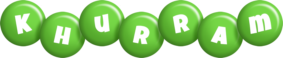 Khurram candy-green logo