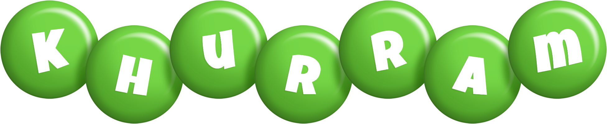 Khurram candy-green logo