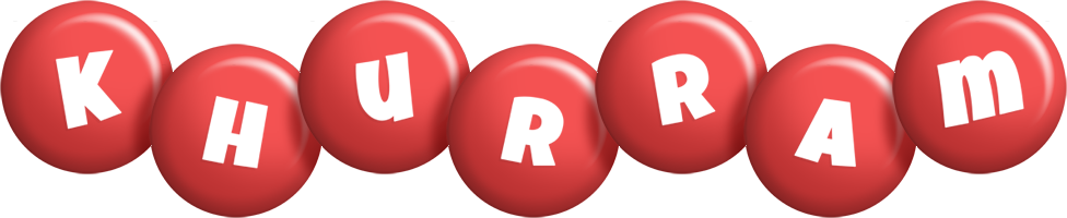 Khurram candy-red logo