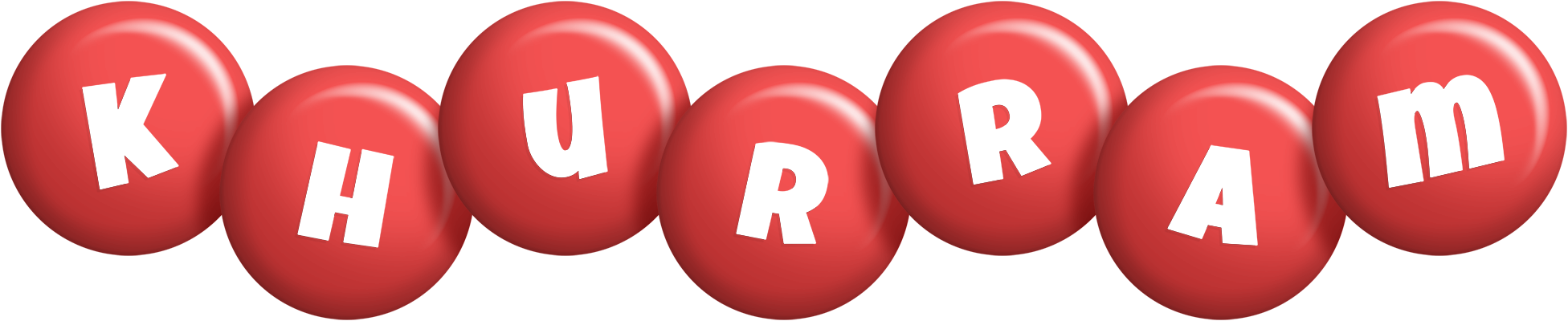 Khurram candy-red logo