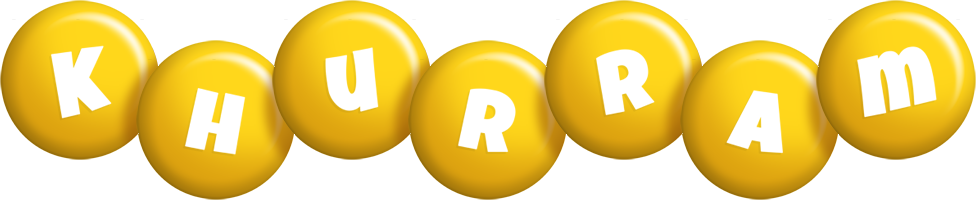 Khurram candy-yellow logo