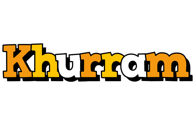 Khurram cartoon logo