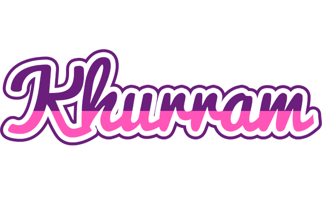 Khurram cheerful logo