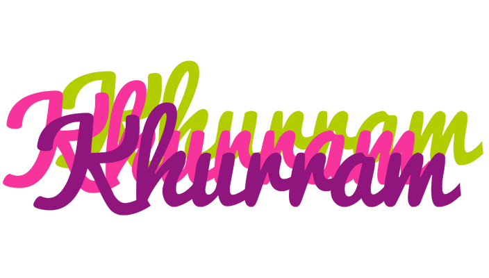 Khurram flowers logo