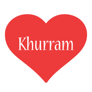 Khurram love logo