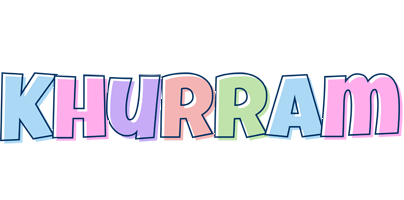 Khurram pastel logo