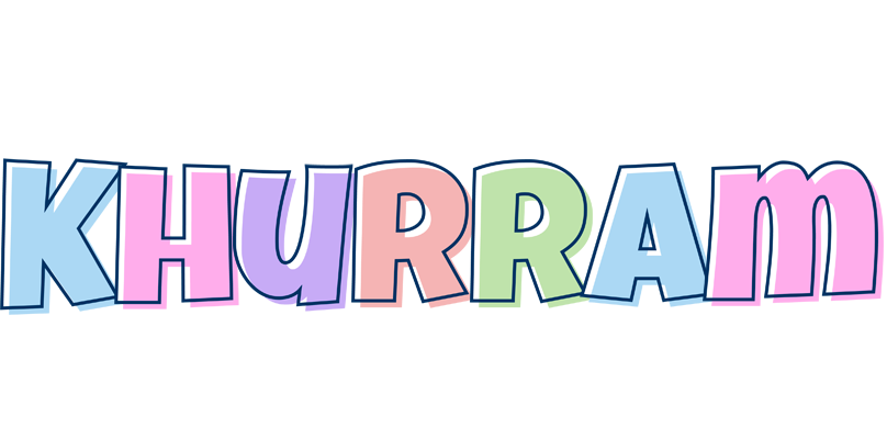 Khurram pastel logo