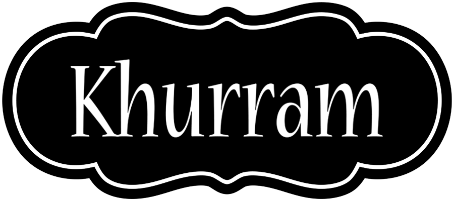 Khurram welcome logo