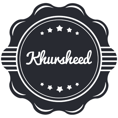 Khursheed badge logo