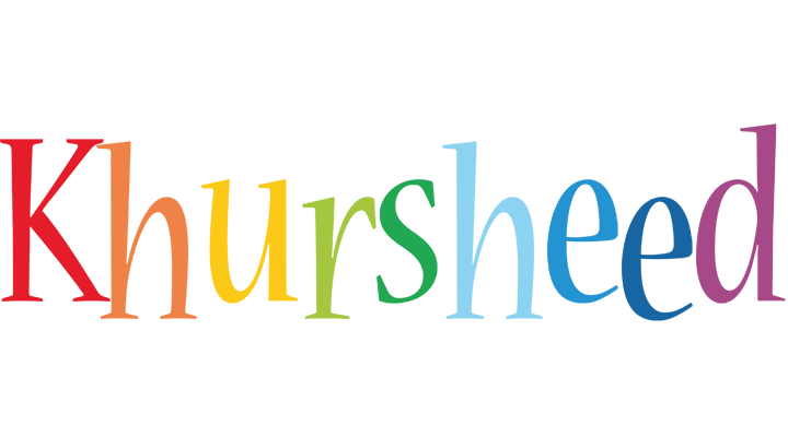Khursheed birthday logo