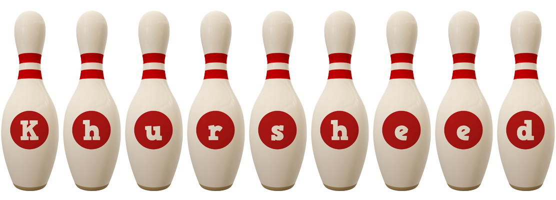 Khursheed bowling-pin logo