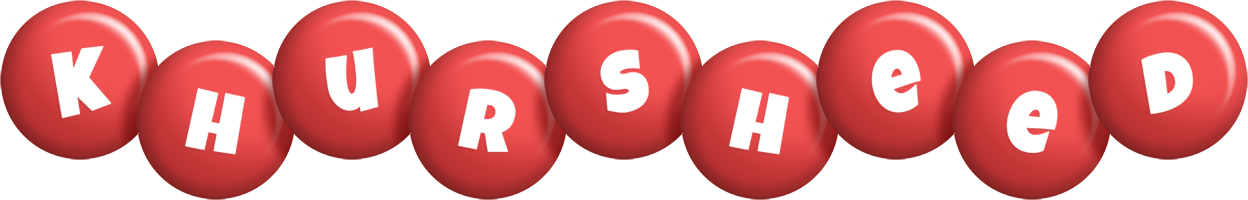 Khursheed candy-red logo