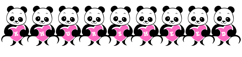 Khursheed love-panda logo