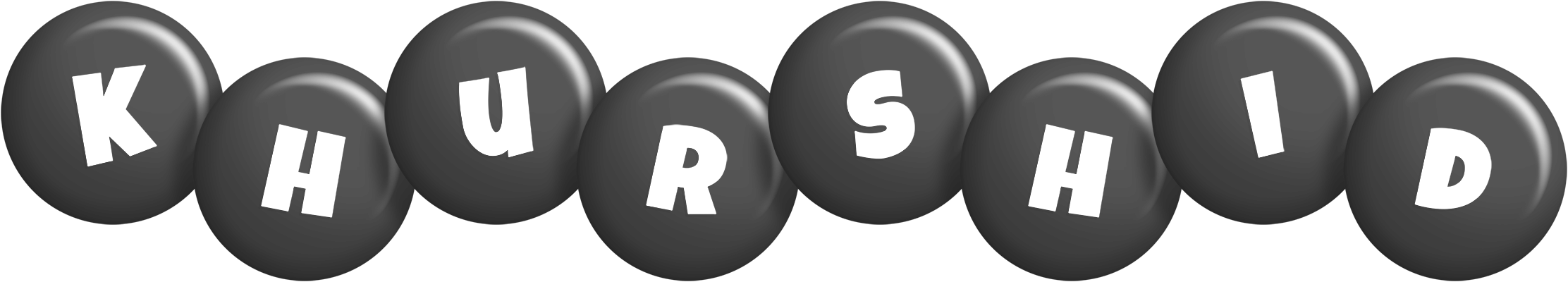 Khurshid candy-black logo