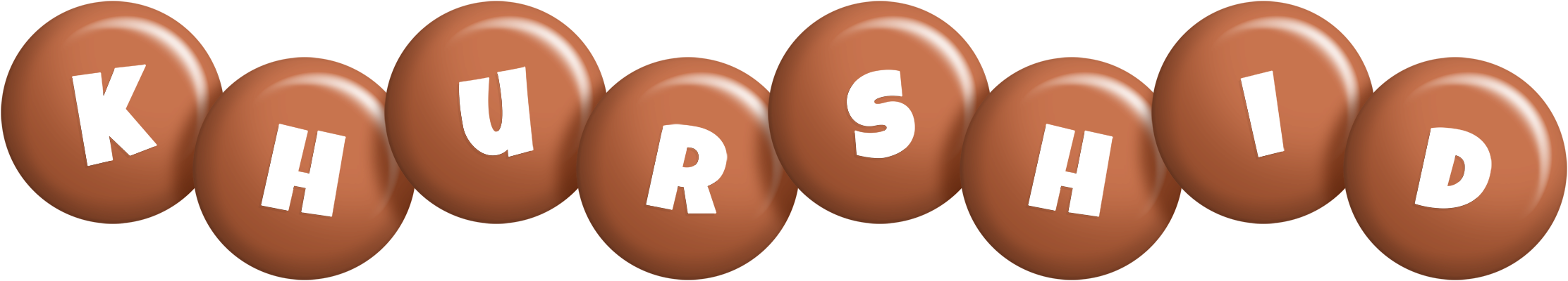 Khurshid candy-brown logo