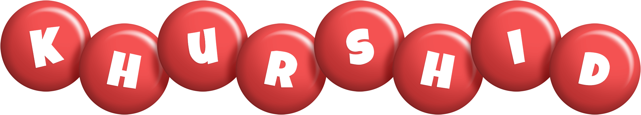 Khurshid candy-red logo