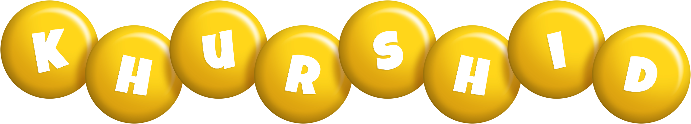 Khurshid candy-yellow logo