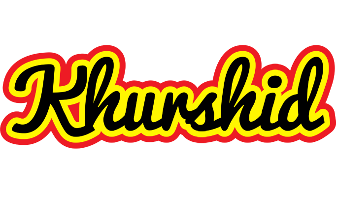 Khurshid flaming logo