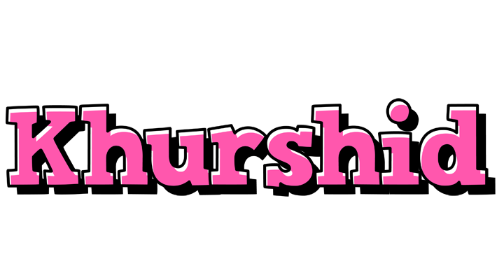 Khurshid girlish logo