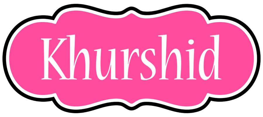 Khurshid invitation logo