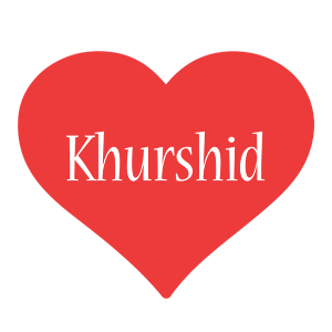 Khurshid love logo