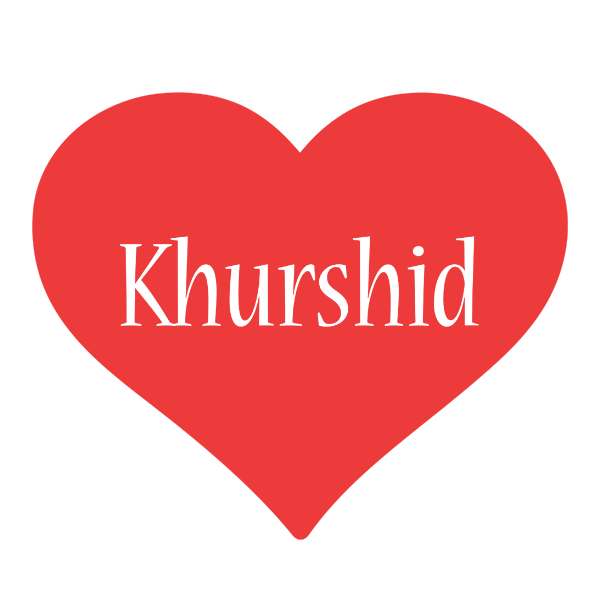 Khurshid love logo
